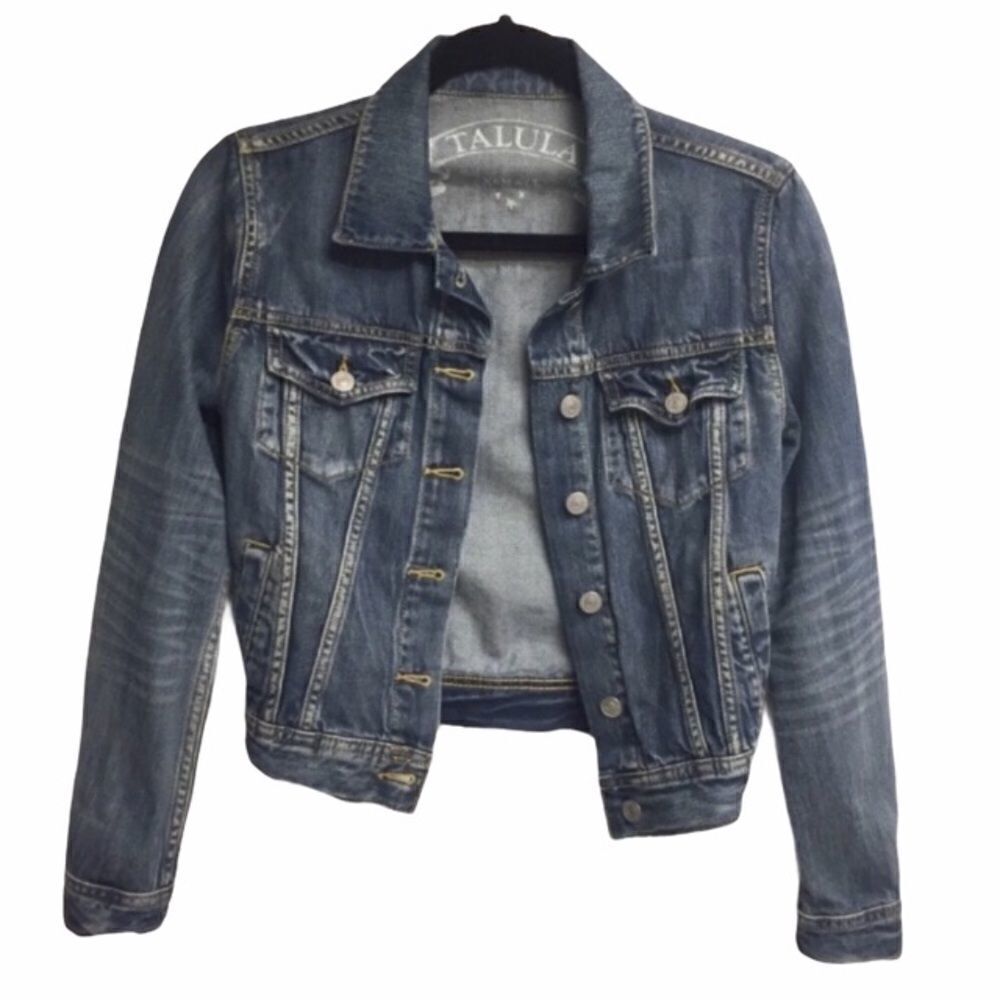 ARITZIA Talula Denim Jacket Medium Blue XS